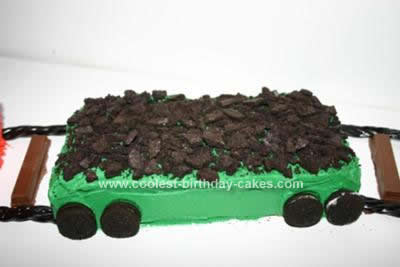 Homemade Train Cake