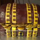 Homemade Treasure Chest Birthday Cake Idea