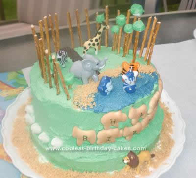 Zoo birthday cake | Limassol, Cyprus — Yiamy® Studio