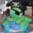 Dinosaur Pirate Cake