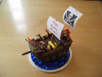 Pirate Galleon cake