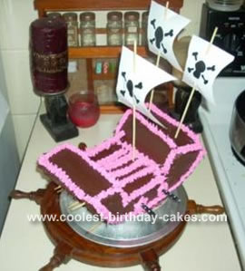 Pirate Ship Cake