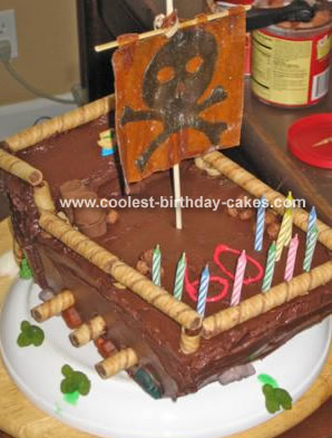 Pirate Ship Cake