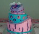 Topsy-Turvy cake