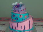 Topsy-Turvy cake