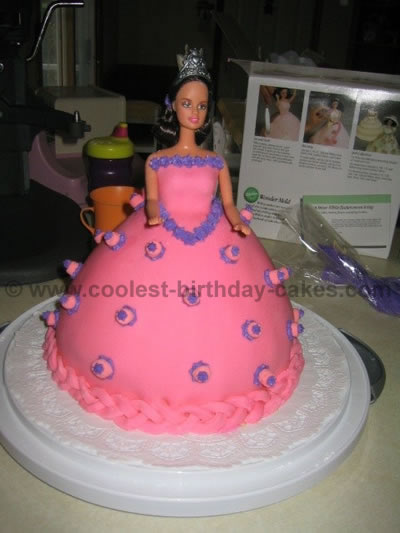 barbie doll cake monginis