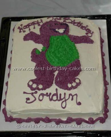 Barney Theme Birthday Cake | Gift Abu Dhabi Online