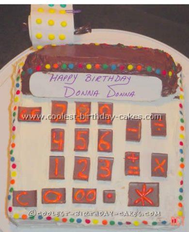 Order 10 Inch Fondant 3D Calculator Cake Cakes for Kids | CakeDeliver