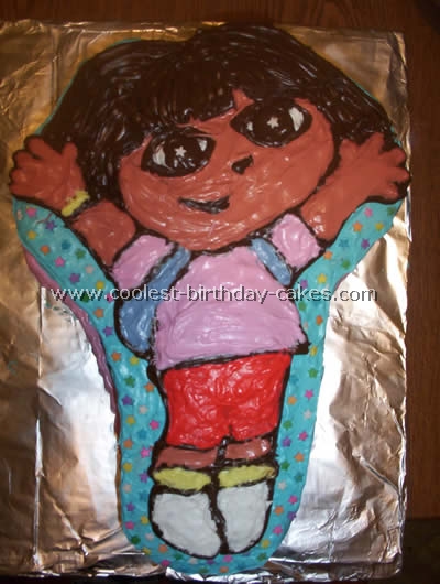 Dora cake - Decorated Cake by soods - CakesDecor