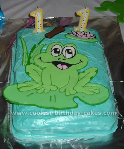 The Cutest Pastel Frog Cake - Holly Muffin | Frog cakes, Pastel cakes,  Simple birthday cake