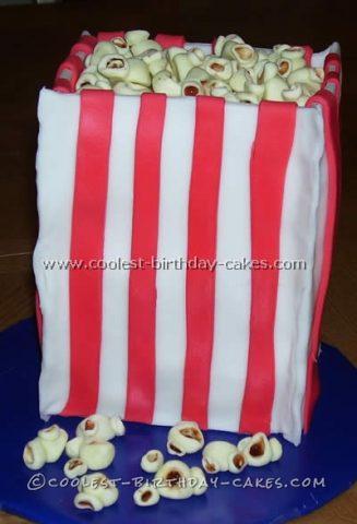 40+ Coolest Homemade Popcorn Cake Ideas