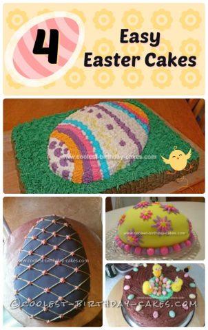easter egg cake