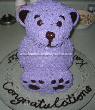 Coolest Baby Shower Bear Cake