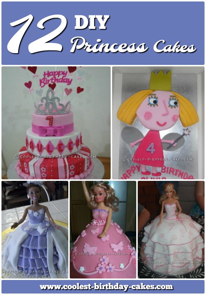 princess birthday cake design for girls