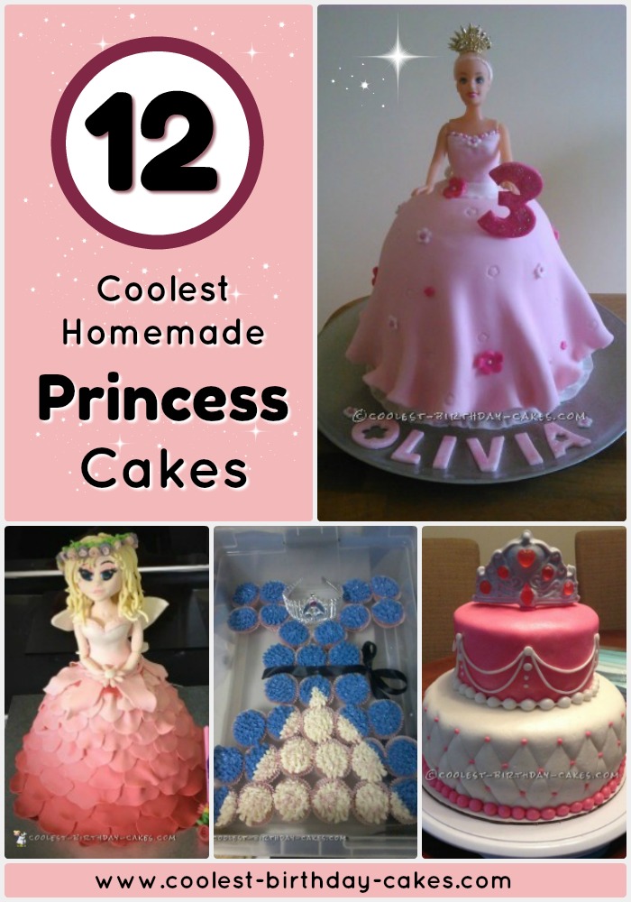 Princess Ice Cream Cake | Princess Theme birthday cake for girls