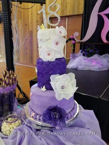 ZYOZI 18th Birthday Decorations for Girls, Glitter Rose Gold Happy 18th  Birthday Cake Topper, 5.9x4.
