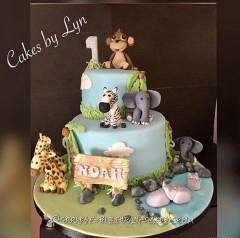 Monkey in the Jungle Cake | Lil' Miss Cakes