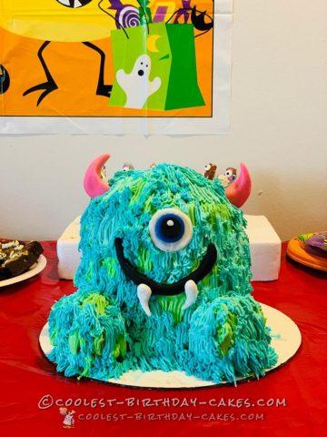 Cookie Monster Cake - Well, If She Can Do It...