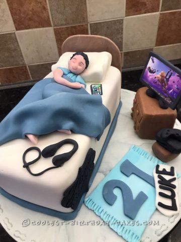 D.Desserts - Lazy boy bed cake.. alhumdull'lah all set to... | Facebook